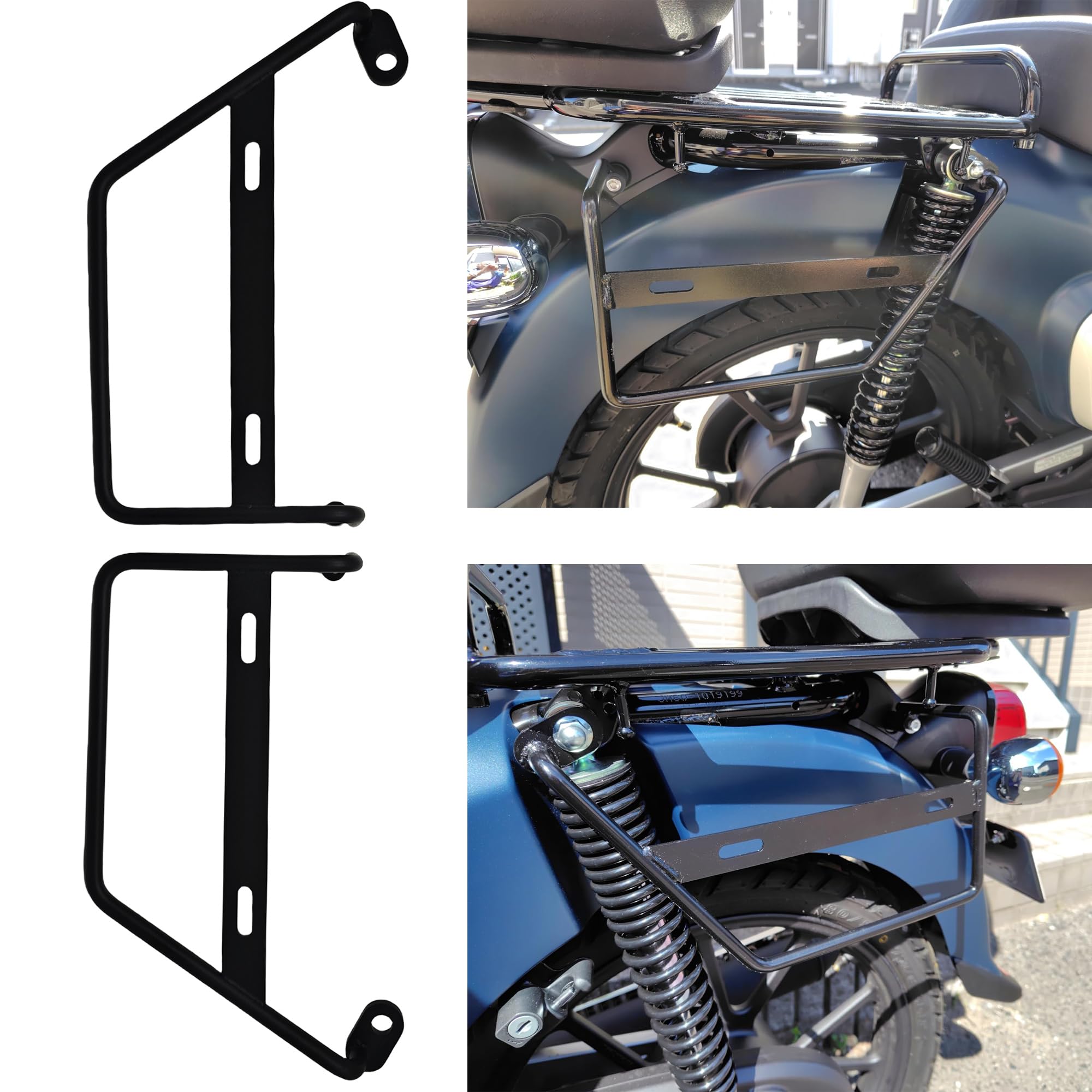 

Yoothi Compatible Honda Motorcycle Side Bag Support Cross Cub Super Cub Saddle Bag Support Left and Right Set Side Bag Support Super Cub Side Bag