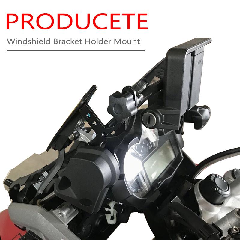 For BMW R1250GS R1200GS Windscreen Strengthen Bracket R1200 GS LC ADV R 1250 GS Adventure 2014-2023 Windshield Support Holder