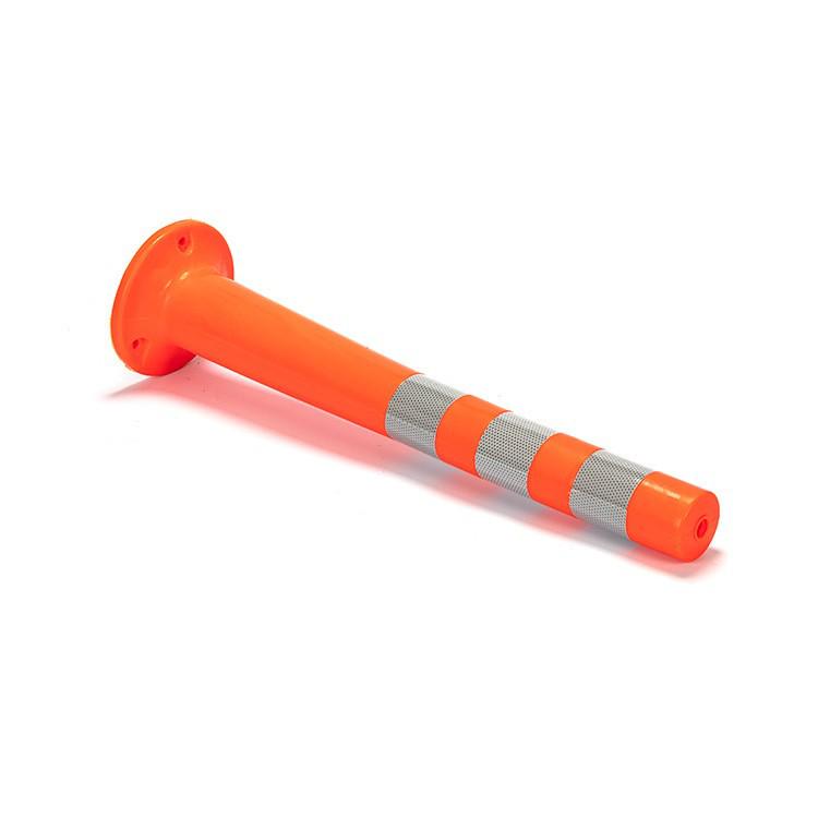 Road Traffic Divergence Warning Post - TPU Plastic Intersection Marker Pile