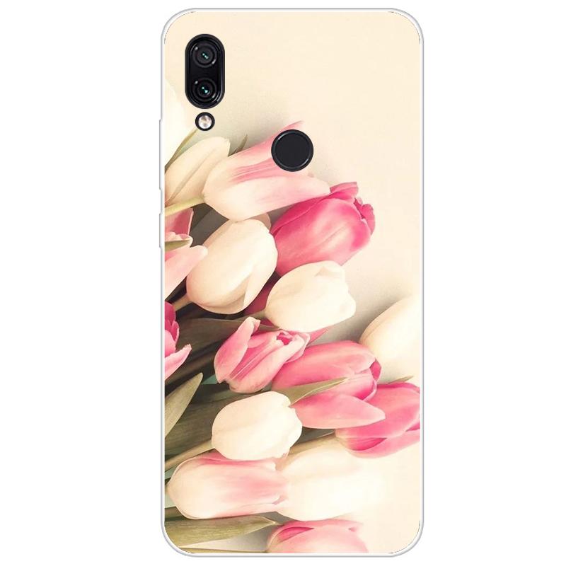 For Xiaomi Redmi Note 7 Case Flower Animal Cover Silicone Case For Redmi Note 7 Pro Note7 Bumper Shockproof Phone Case Coque