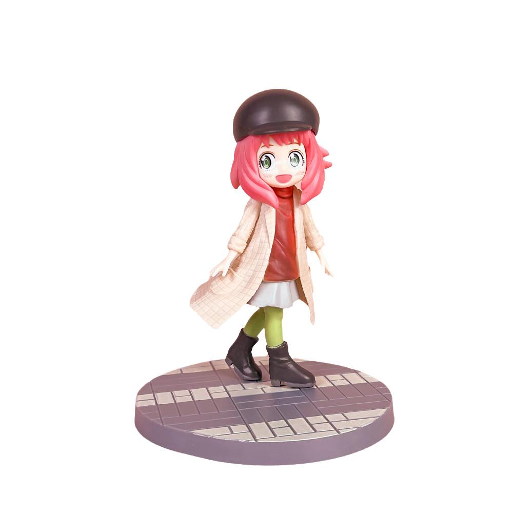 Charming Spy Family Anya Pvc Figurine Stylish Seasonal Outfit For Anime Collectors