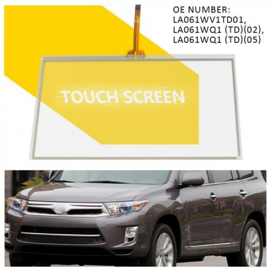 

NEW Touch screen Glass Digitizer For 2012-2014 TOYOTA Camry Radio 6.1 8-pin