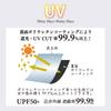 HAU PU UV Light Short Scalloped All-Weather Parasol, Coated, Protection, 99% Blocking, Type, Edge, 10002954, Off-White