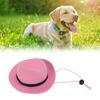 Mini Size Pet Cowboy Hat Soft Texture Light Weight Dog Cowboy Hat Multiple Colors Classic Style Cat Mini Hat Daily Wear