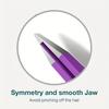 Xiaomi Stainless Steel Eyebrow Tweezers Hollow Colored Tweezers Multi-purpose Slanted Mouth Tweezers Beard Removal Eyebrow Clip