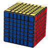 7x7x7 Magic Smooth Rotating Magic Stress Highly Difficult Brain Educational Sticker Cube, Design, Square, Relief, Puzzle, Training, Toy, Version,