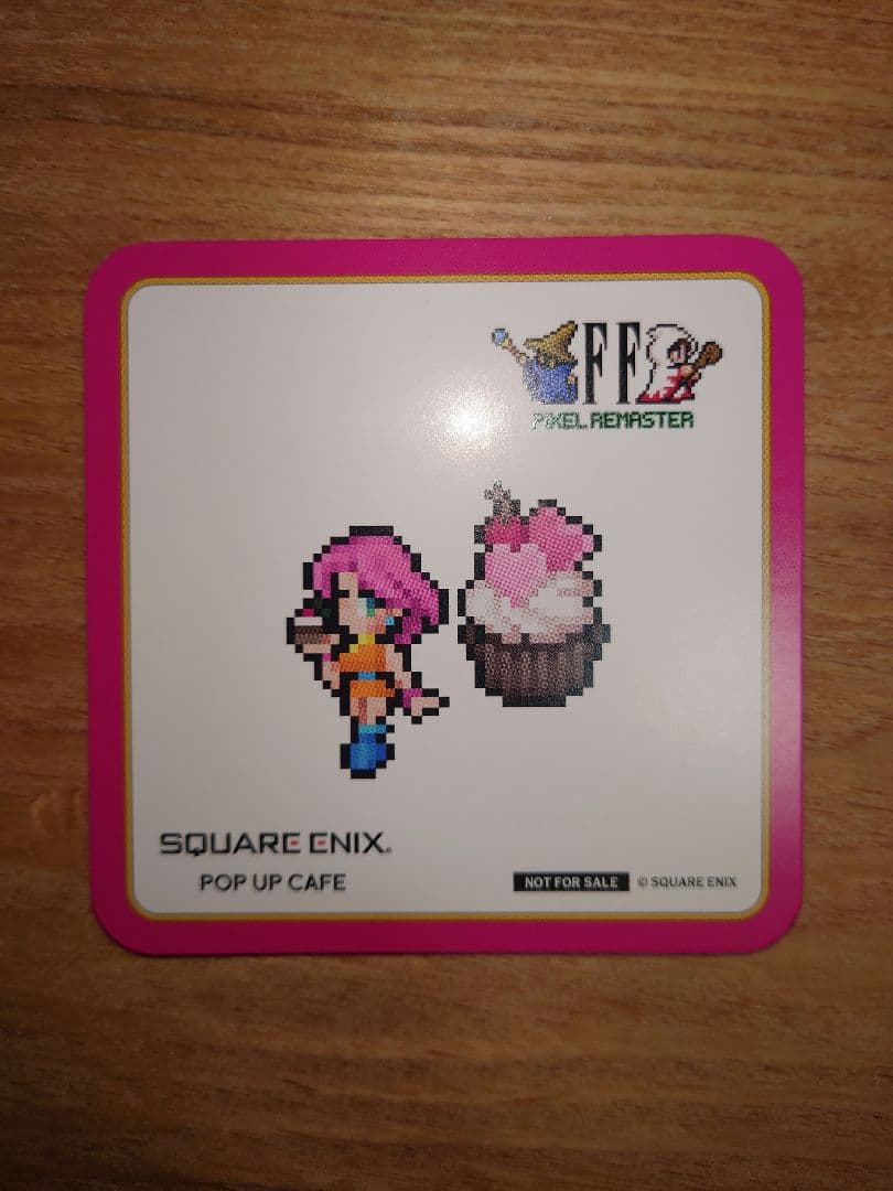 

[USED] Final Fantasy Pixel Remaster Cafe Bonus Coaster Lena