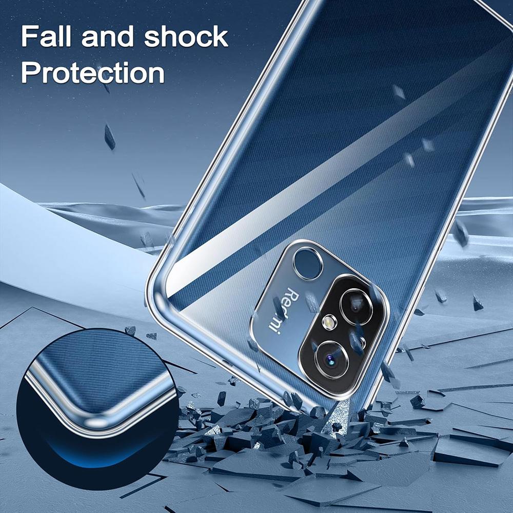 Shockproof Silicone Soft Case For Xiaomi Redmi 14C 14R 13 13C 13R 12 12C 11A 10 10A 10C 4G 5G Ultra Thin Slim Shell Back Cover