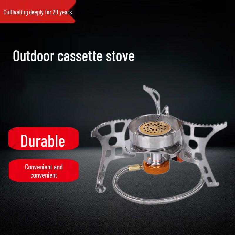 Beifu Portable Windproof Camping Gas Stove with Pot Set