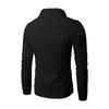 Herremote Uformell løs stativ krageknapp dekorert sweatshirtjakke