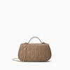 Elegant Commuter Diamond Pattern Shoulder Tote Bag Women Bags Taupe 4F3410G-VFU