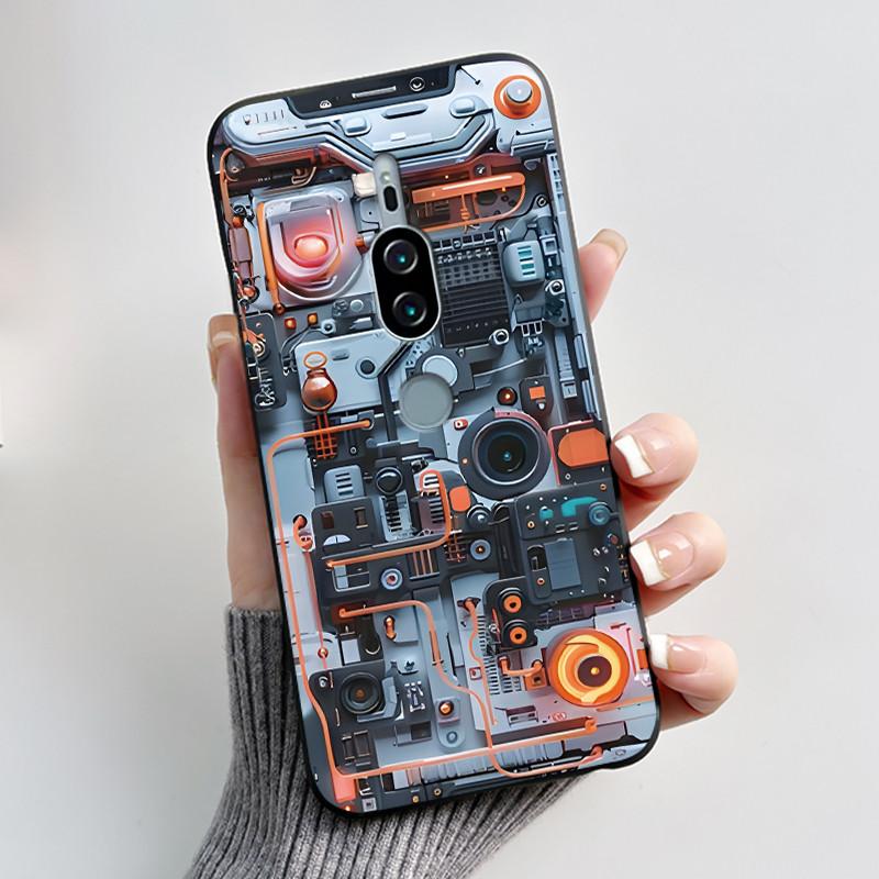 For Sony Xperia XZ2 Premium SO-04K SOV38 XZ2Premium Case Luxury Cute Cool Boys Girls Black Soft Silicone Back Cover TPU Housing