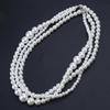Fashion Wedding Pearl Necklace for Women Lady Collar Chain Anniversary Jewelry