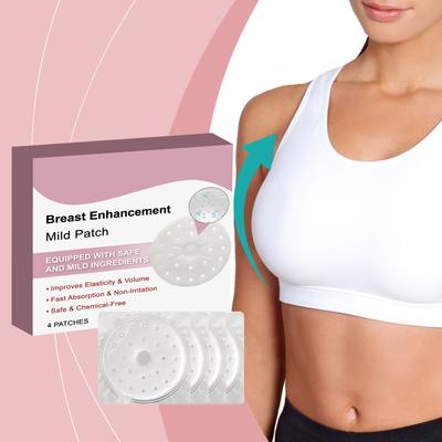 4 Pcs Keratopeptide Protein Patch,Chest Wrinkle Patches,Breast Enhancement Patch,Nourishes The Skin,Firming And Improvement,Gentle Care