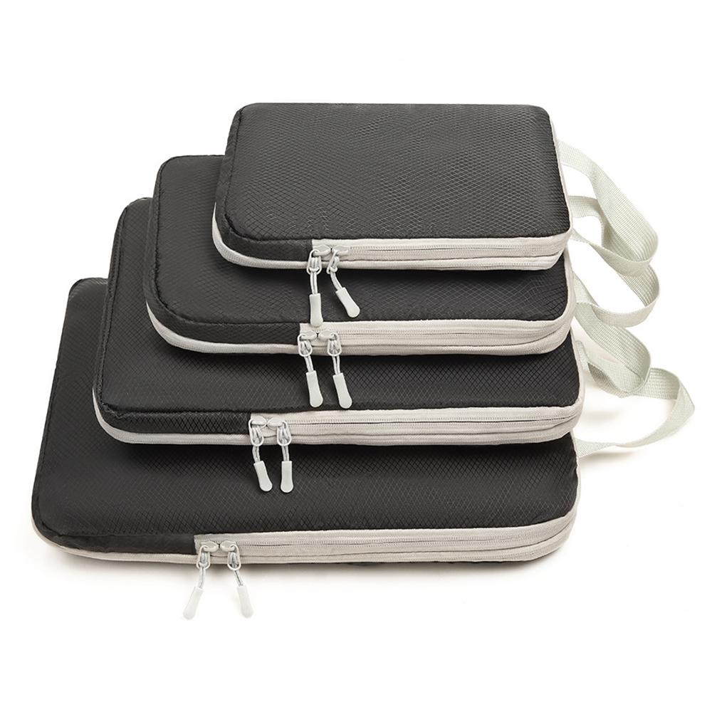 4Pcs Set Luggage Organizer Bags Oxford Cloth Travel Packing Expandable Clothes Storage Bags