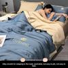Summer Air Conditioning Quilt with Cool Feeling Ice Silk Summer Set - Machine Washable