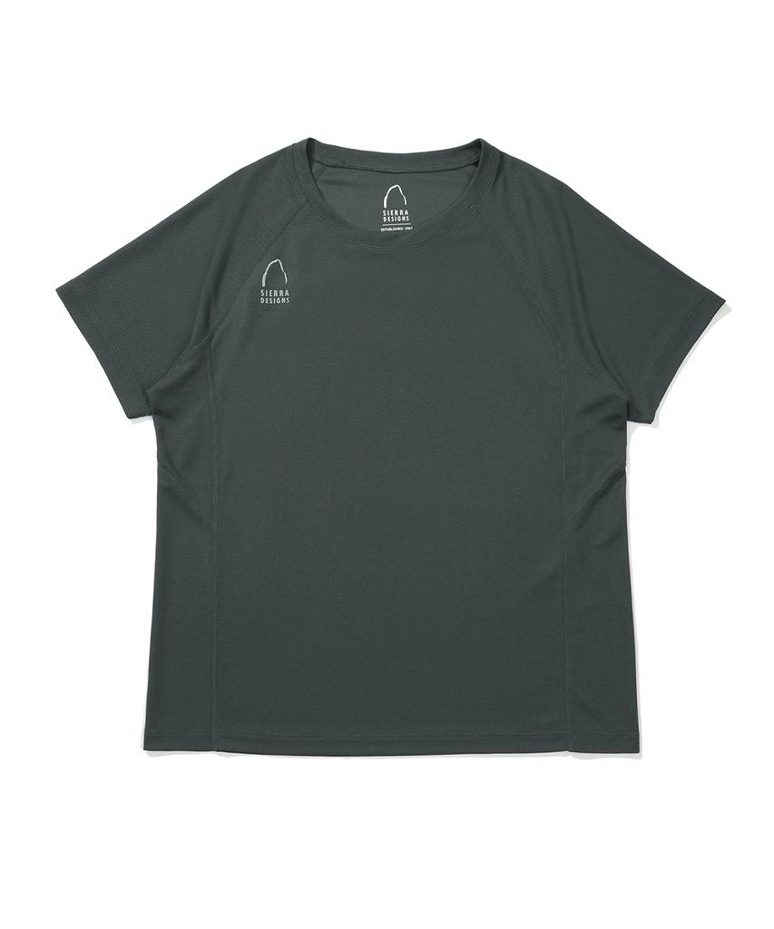SIERRA DESIGNS W) Mendenhall Polartec Powerdry Short Sleeve T-Shirt Navy