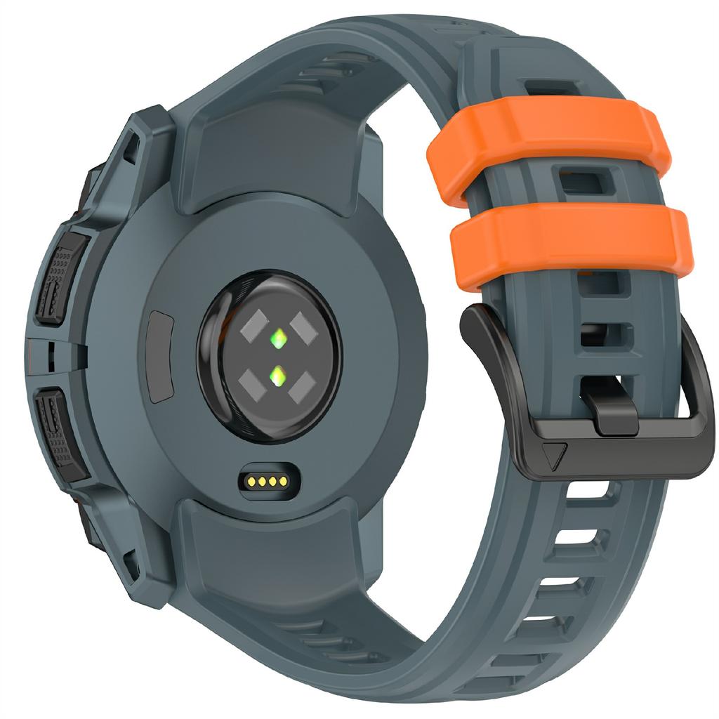 Curea de silicon de 22 mm pentru Garmin Instinct 3 Solar/Instinct 3 AMOLED 45mm, bandă de ceas de schimb