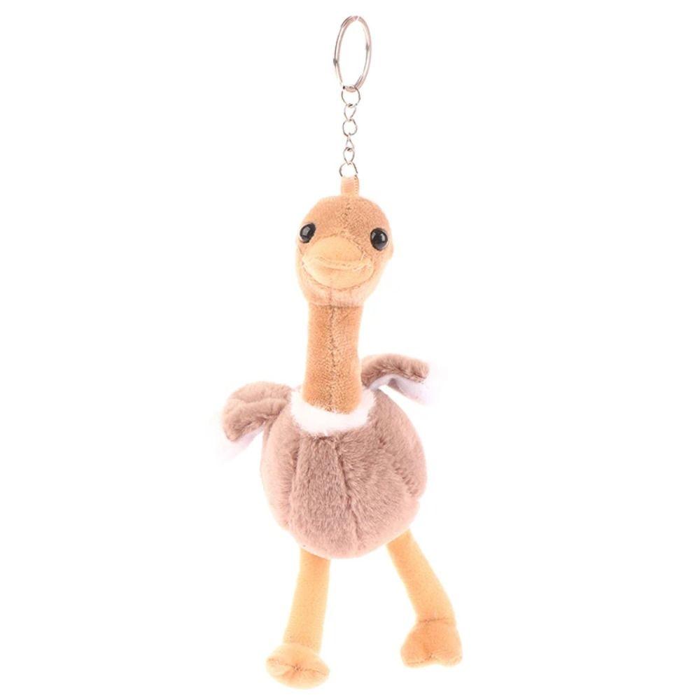 Cartoon Plush Ostrich Toy Simulation Ostrich Cartoon Lifelike Pendant  Gift