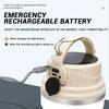 Solar LED Camping Lantern USB Rechargeable Waterproof lamp Portable Emergency Power Bank For Outdoor Tent Hunting Fishing Light