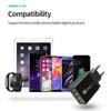 3.1A 4 Portlu AB/ABD Fişi USB Şarj Cihazı Hızlı Şarj QC 3.0 Telefon Şarj Cihazı Şarj Adaptörü için
