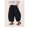 Boys Young Kids Loose Solid Casual Summer Cropped Pants