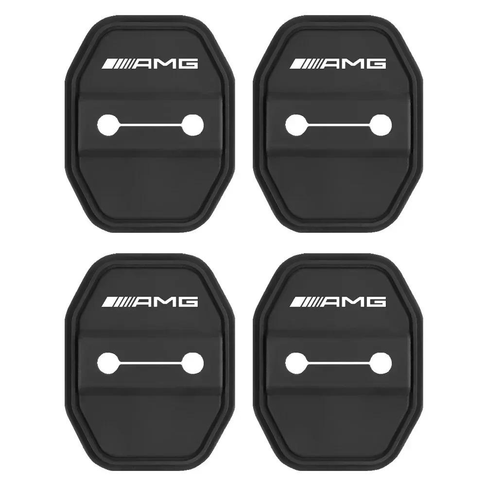 Car shock absorber pad Mercedes Benz AMG W204 W213 W205 W211 W176 W164 CLA Car door silicone lock buckle protective cover DN6