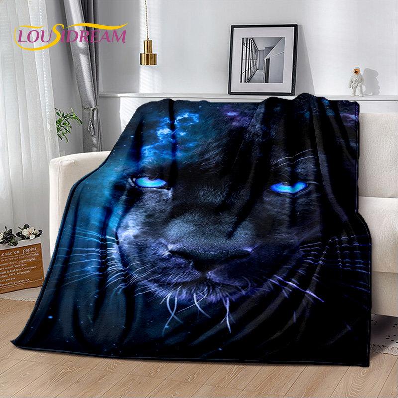 

Мягкое плюшевое одеяло с 3D животным леопардом, гепардом, мультяшным зверем, фланелевое одеяло для гостиной, спальни, кровати, дивана, пикника 30x40in