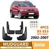 BMW X5 2002-2007 Pedal Mudguard Leather Tile Front & Rear Tire Accessories