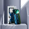 ABEEL For Xiaomi 17 Pro Magnetic Case Micro-Embossing 6D Printed PC TPU Aluminum Alloy Leather Phone Cover