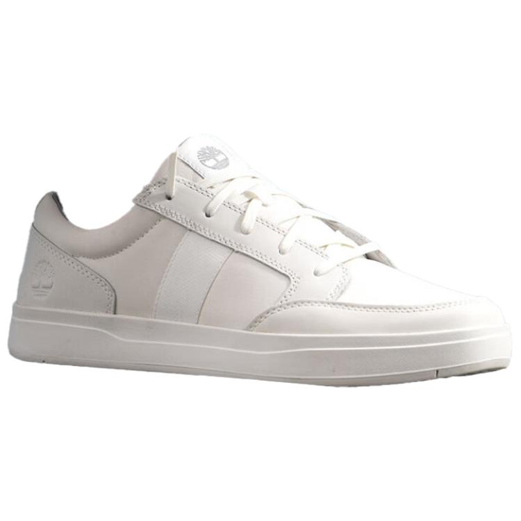 Timberland Davis Square Fabric Comfortable Versatile Slip-Resistant Durable Low-Top Casual Shoes Men Sneaker White A5Z99L77