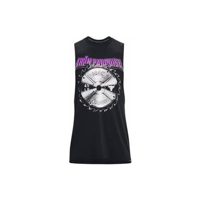 Printed Letter Training Sleeveless Tank Top Men Tops Black 1373758-001