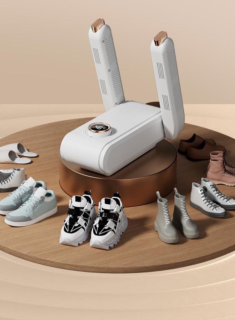 Folding Multi-Functional Retractable Shoe Dryer & Timer