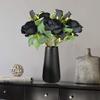 Three Halloween Black Rose Dark Series Home Decoration Halloween Event Props Simulation Flower Photography Props