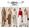 Women's 100% Pure Cashmere Round Neck Sweater, Knitted Seamless Long Sleeve - Autumn/Winter Collection.