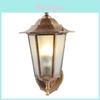 Luminária de Parede Hexagonal com Luminária LED à Prova d'Água para Decoração de Pátio Externo