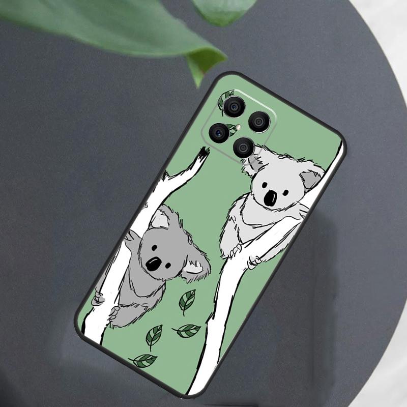 Cartoon Painting Animal Koala For Honor Magic 5 6 7 8 Pro Case For Honor 400 200 50 70 Lite X8c X8b X9a X9b X9c X9d Win RT