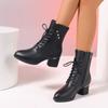 Fashion 2024 New Spring Autumn Women Outdoor Designer Trend Comfortable Shoes Women Lace Up Trend Fashion Modern Boots Shoes for Women