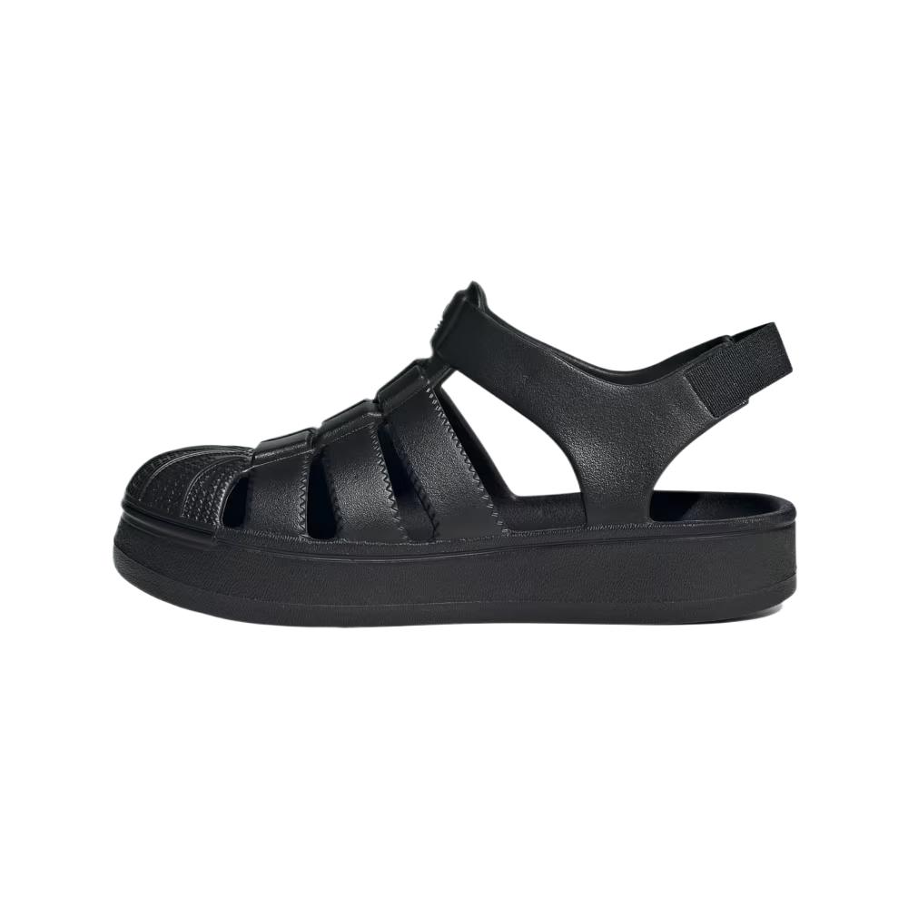 Adidas Originals SUPERSTAR Low top Children s Sandals Black Children Aged 3 7 Years Old JS2844 31.5