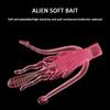 10Pcs Alien Soft Lure 63mm 2.5g Floating Silicone Shrimp Soft Bait Texas Ned Rig Jig Wobblers Floating Crayfish For Bass Fishing