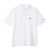 Champion Polo Short One Point Short Sleeve Polo 3L Shirt, Sleeve, 100% Cotton, Logo, Shirt, Basic, C3-Z358, Men's, White,