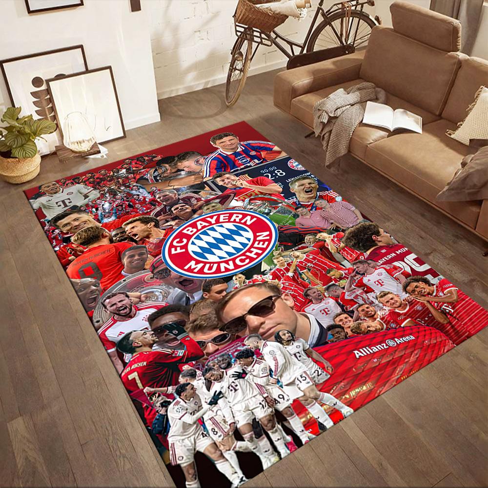 Bayern Munich Floor Mat Perfect for Living Rooms Entryway Foyer Playrooms Antislip Carpet Decorate Offices Wedding Party Gift