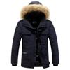 Mens Winter Fur Hooded Parkas Men Snow Windproof Down Parkas Thickened -30 Degree Keep Warm Outdoor Outerwear Jackets Size 6XL