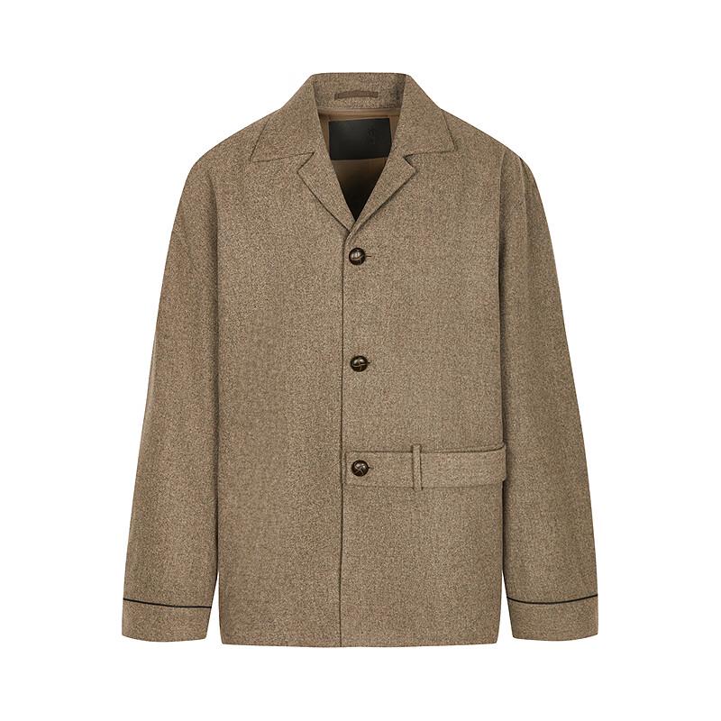 Men's 100% Wool Loose Fit Blazer