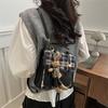 Schoolbag1011 spring new fashion handbag student large capacity niche small backpack simple casual backpack bag women