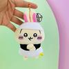 Self-Deprecating Bear Ramen Lord Shop Assistant  Series Plush Ornaments Hachiware Usagi Kurimanju Doll Keychain For Fans Birthda