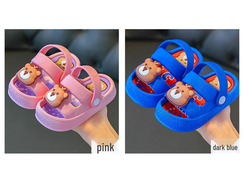 2026 Kids' Closed-Toe Summer Beach Slippers for Toddlers - Girls & Boys