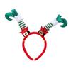 Christmas Headband with Boots and Antlers, Creative Holiday Hair Accessory for Party