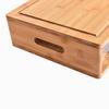 Tagliere Multifunzione in Legno con 3 Cassetti e Grattugie Regalo