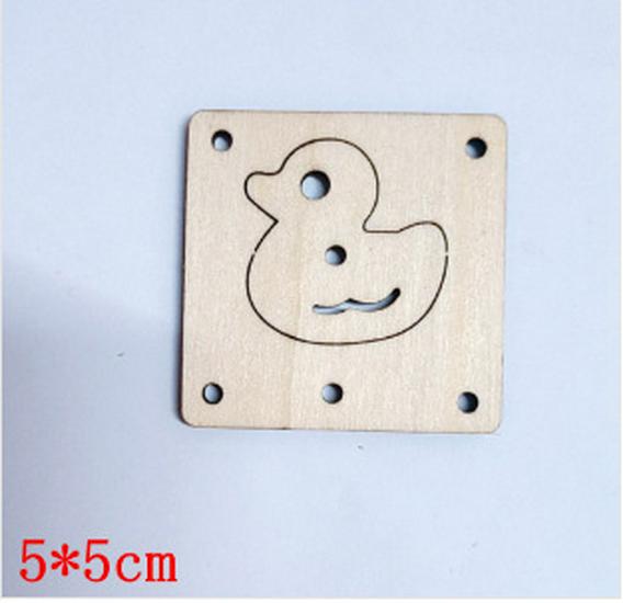 Hand-Painted DIY Busy Board: Educational Wooden Gears & Clock Ornament for Teaching and Decoration